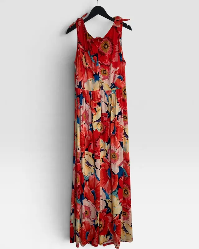 Vestido flores tahari