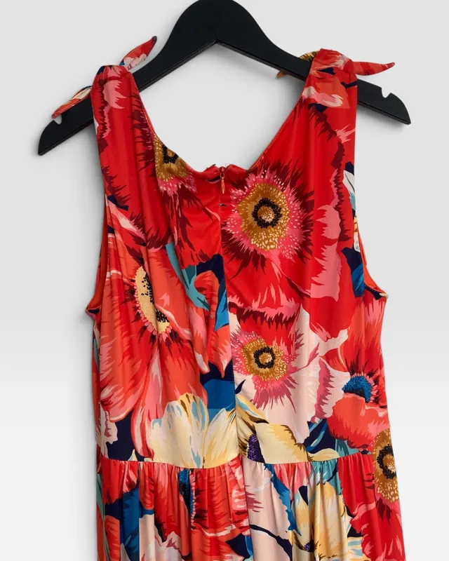 Vestido flores tahari