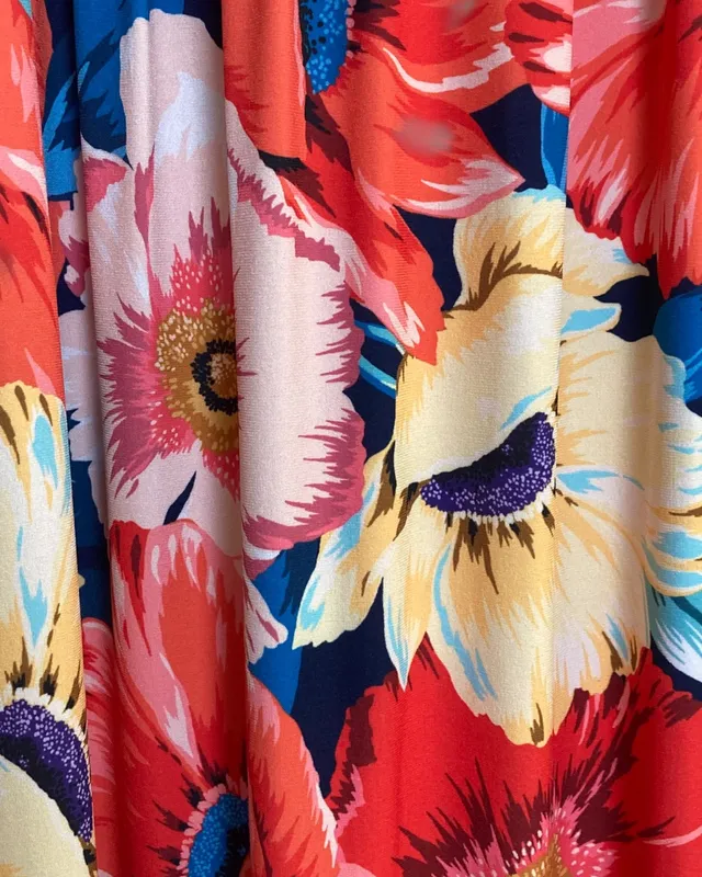 Vestido flores tahari