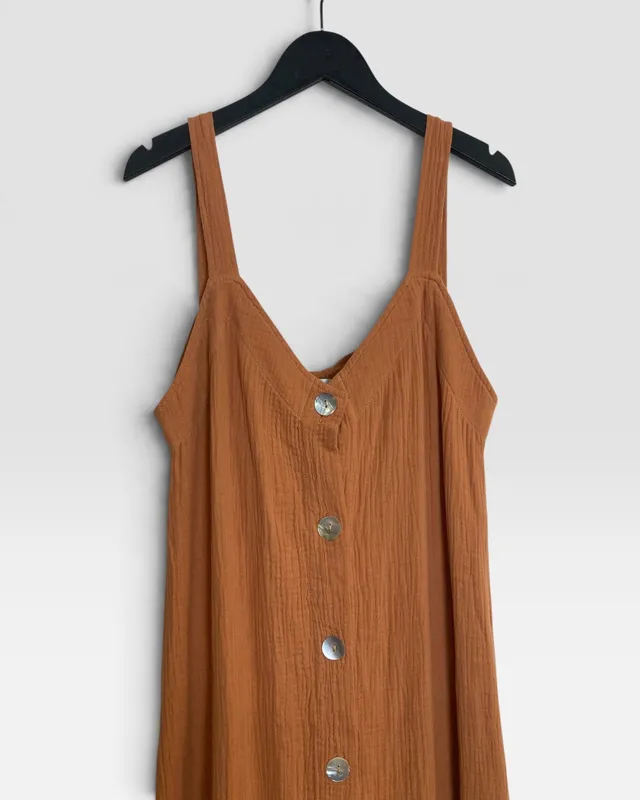 Vestido marron zulas