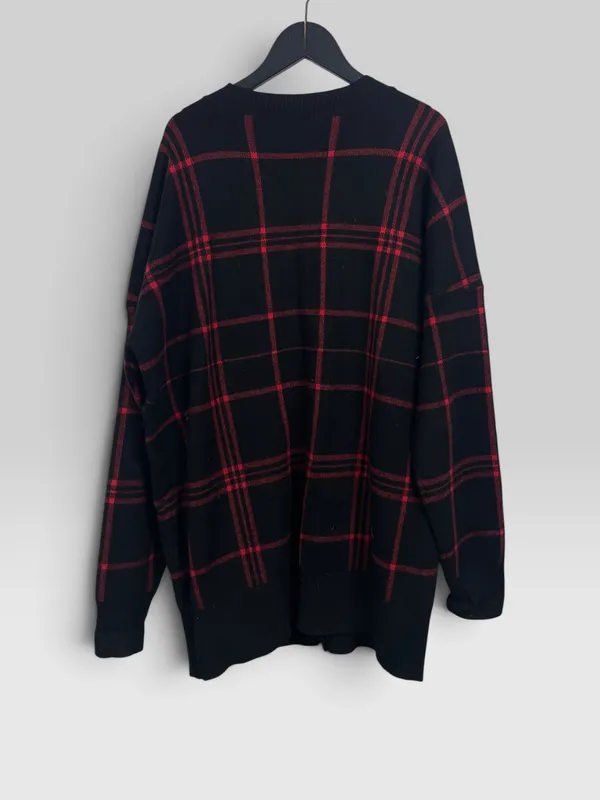 Saco tejido negro acuadrille rojo bluestel