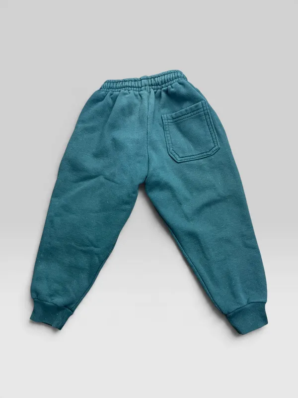 Pantalon felpa verde
