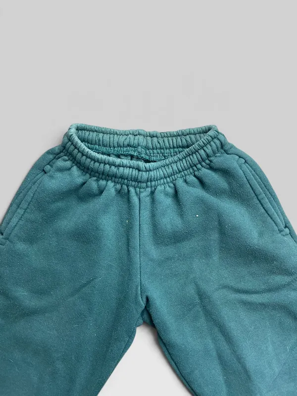 Pantalon felpa verde