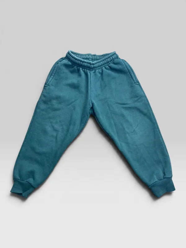 Pantalon felpa verde