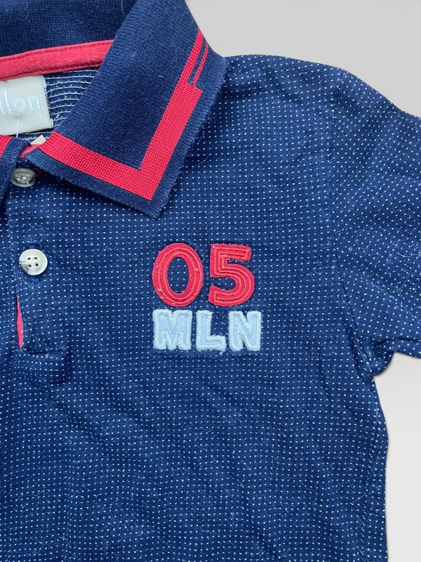 Remera polo manga larga milon