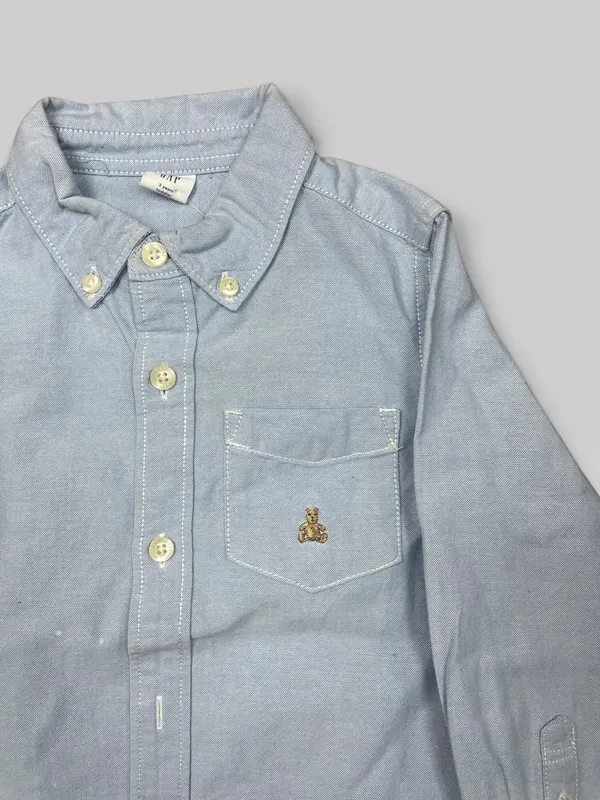 Camisa manga larga polo gap