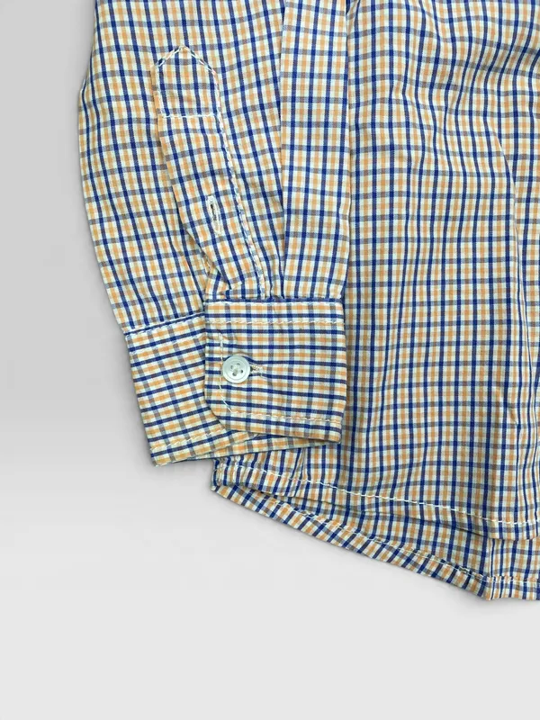 Camisa manga larga cuadrille benetton