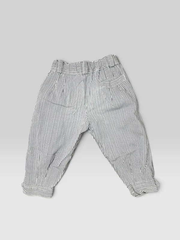 Pantalon babucha rayada