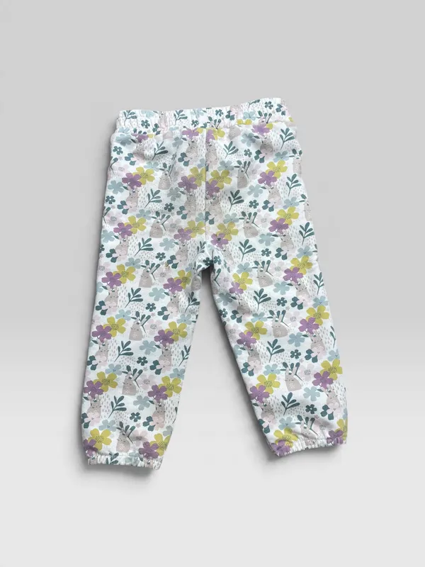 Pantalon felpa estampado bas