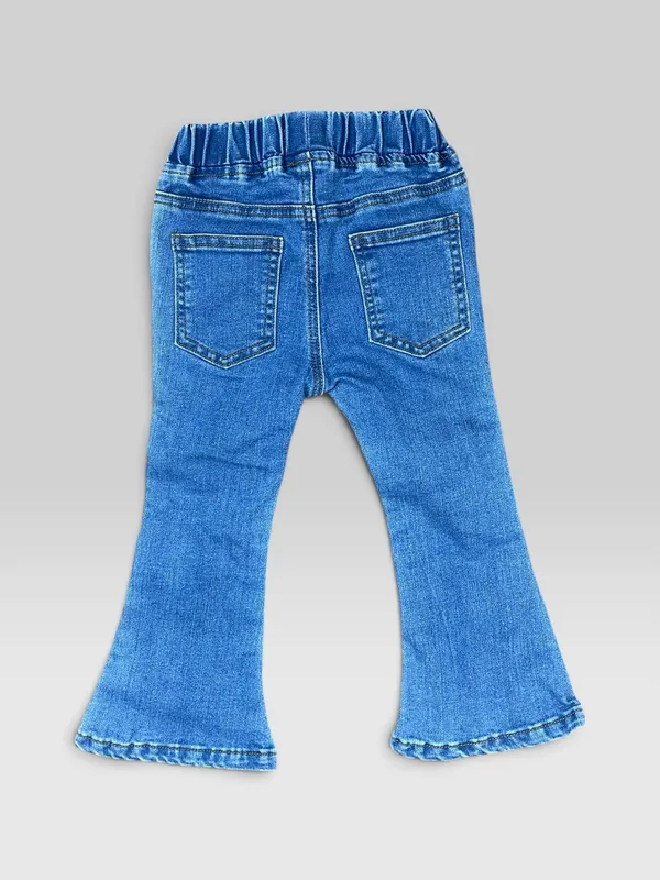 Jean oxford tiro alto cintura elastizada mua