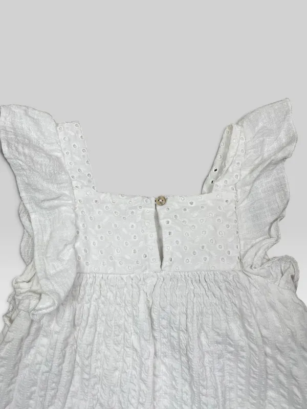 Vestido broderie zara