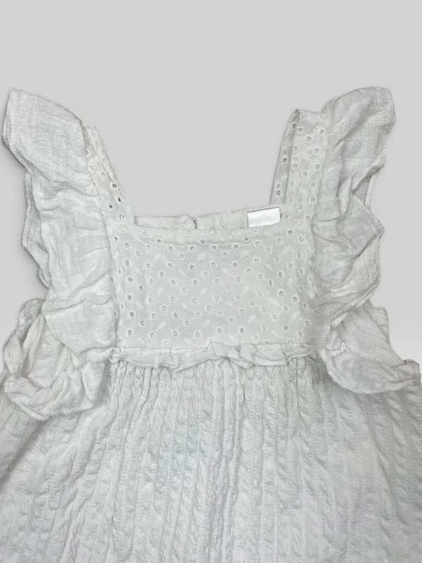 Vestido broderie zara