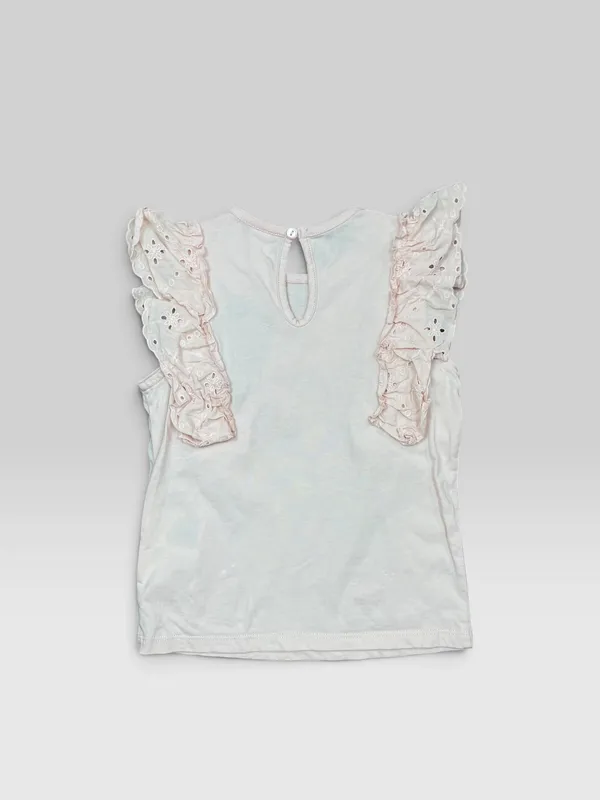 Musculosa con broderie h&m
