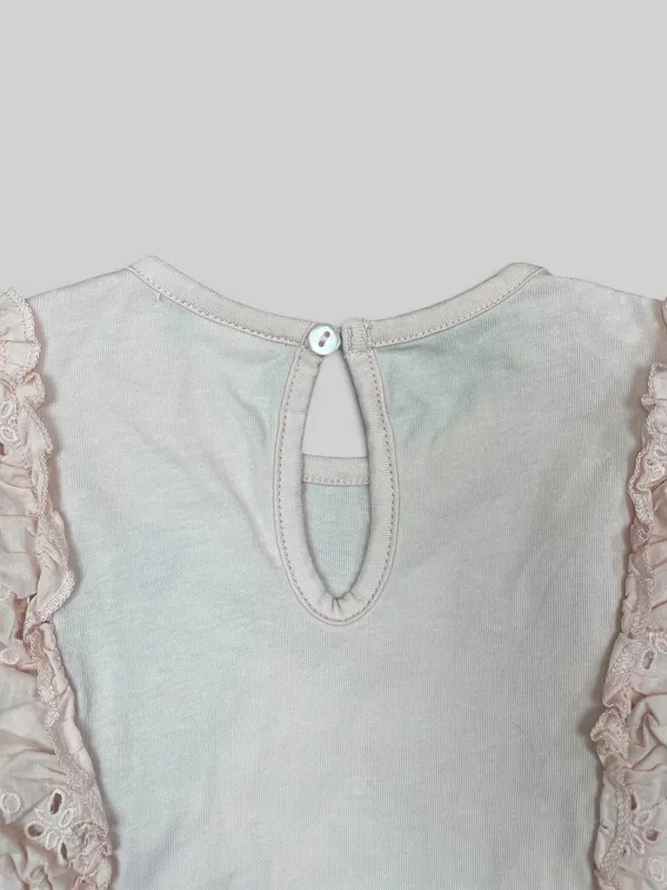 Musculosa con broderie h&m