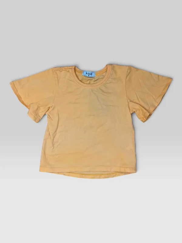 Remera basica manga acampanada kukie