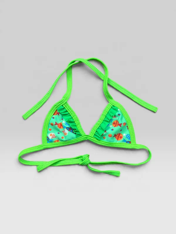 Bikini estampado modo praia