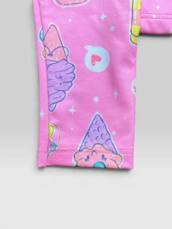 Remera lycra crop estampada quimbybaby