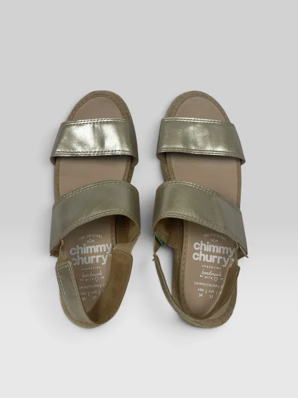 Sandalias eco cuero con yute chimmy churry