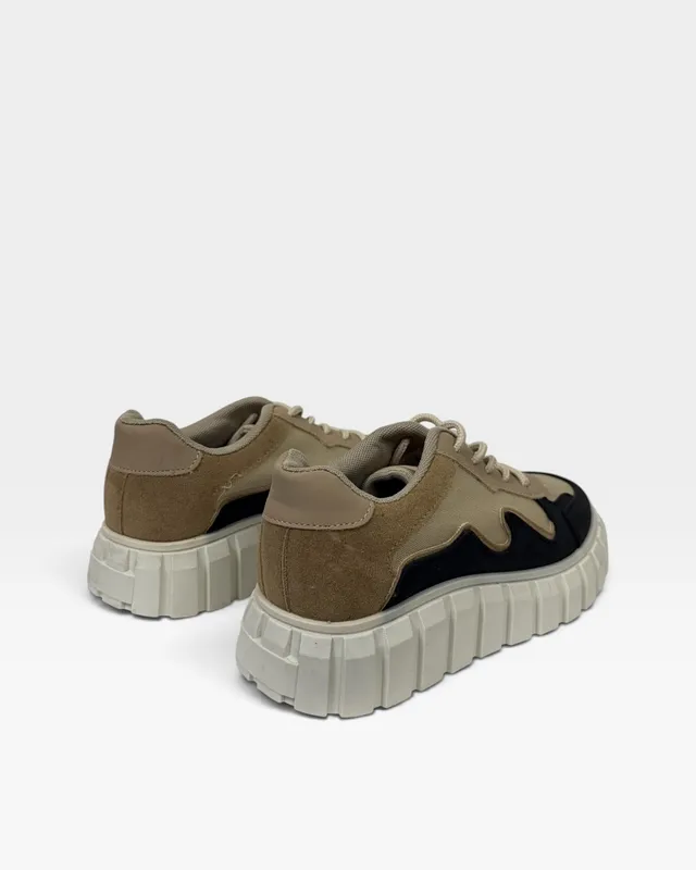 Zapatillas plataforma y tela daniel cassin