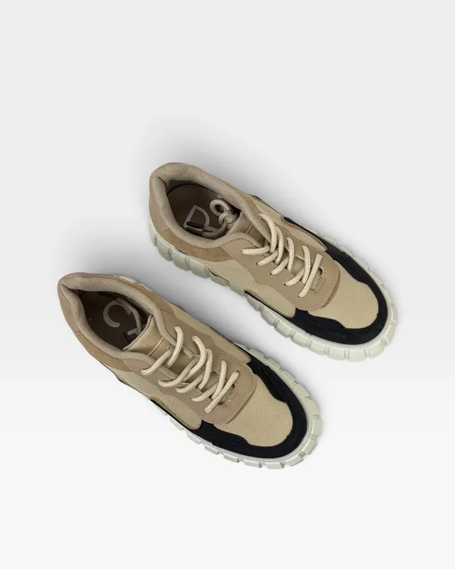 Zapatillas plataforma y tela daniel cassin