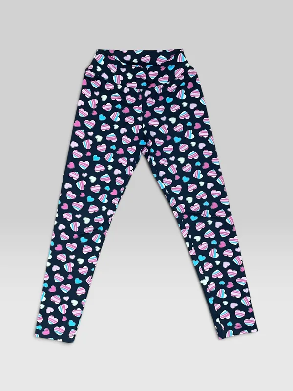 Calza slim corazones