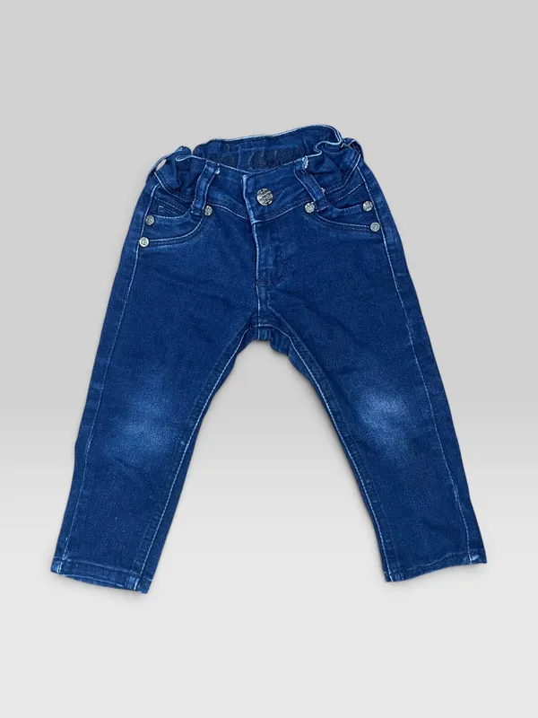 Jean slim cintura elastizada
