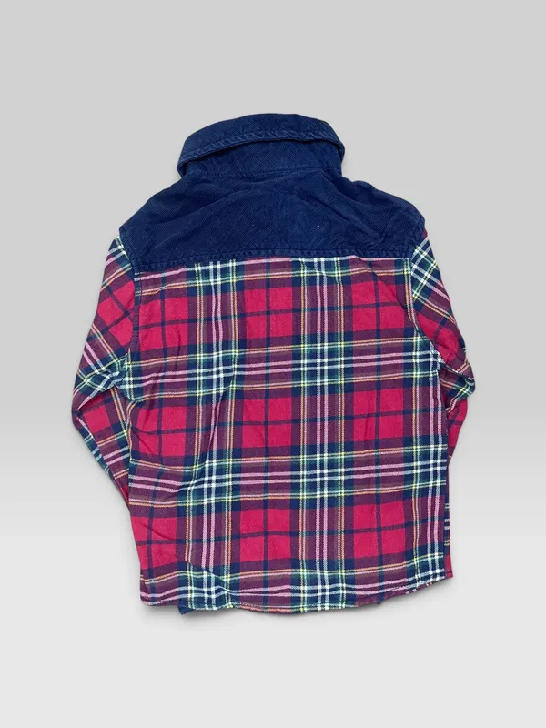 Camisa viyela y pana
