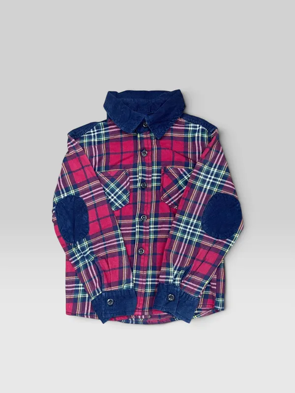 Camisa viyela y pana