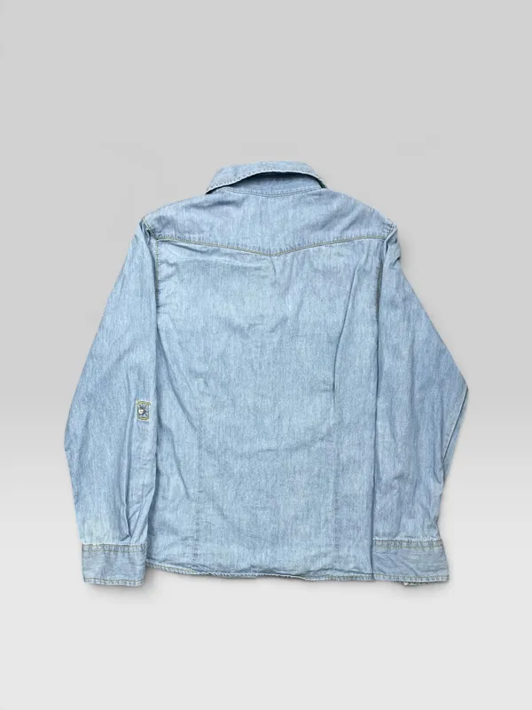 Camisa jean cowboy bas
