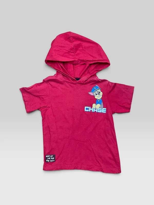 Remera con capucha paw patrol
