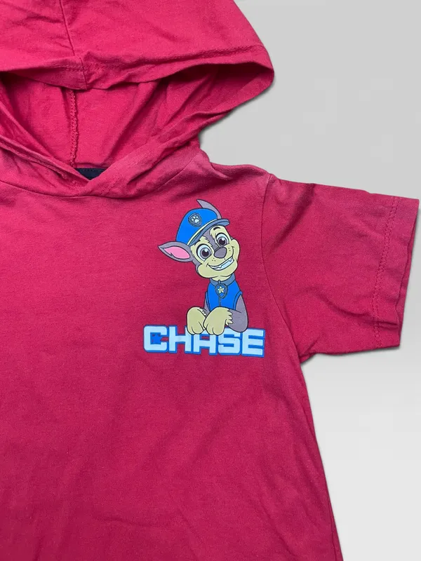 Remera con capucha paw patrol