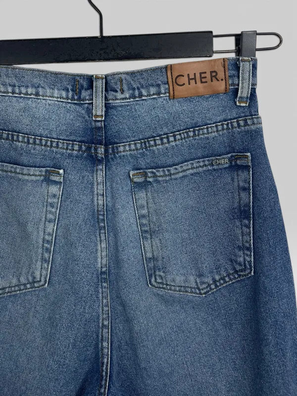 Jean mom fit cher