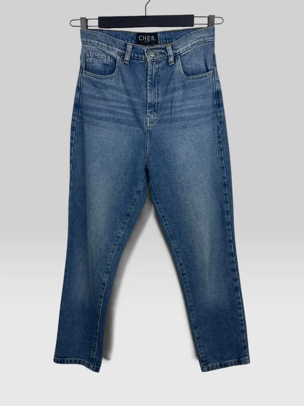 Jean mom fit cher
