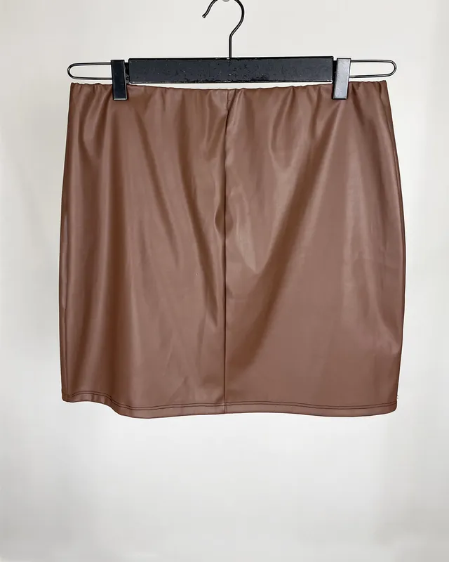 POLLERA AURA SIMIL CUERO 