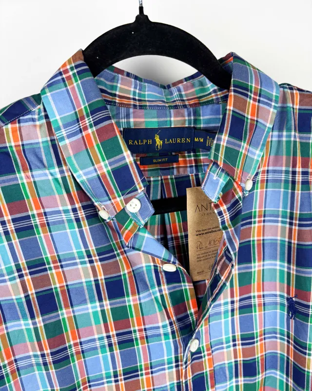 Camisa cuadrille  ralph lauren