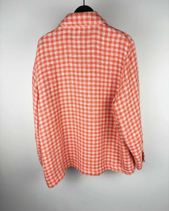 Sobre camisa cuadros zara