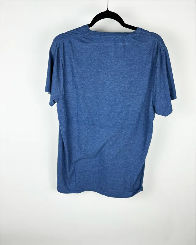 Remera azul mc c/estampa levis