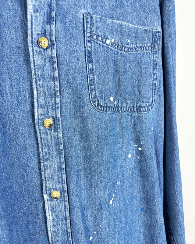 Camisa jean pull&bear