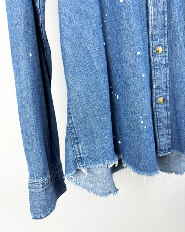 Camisa jean pull&bear