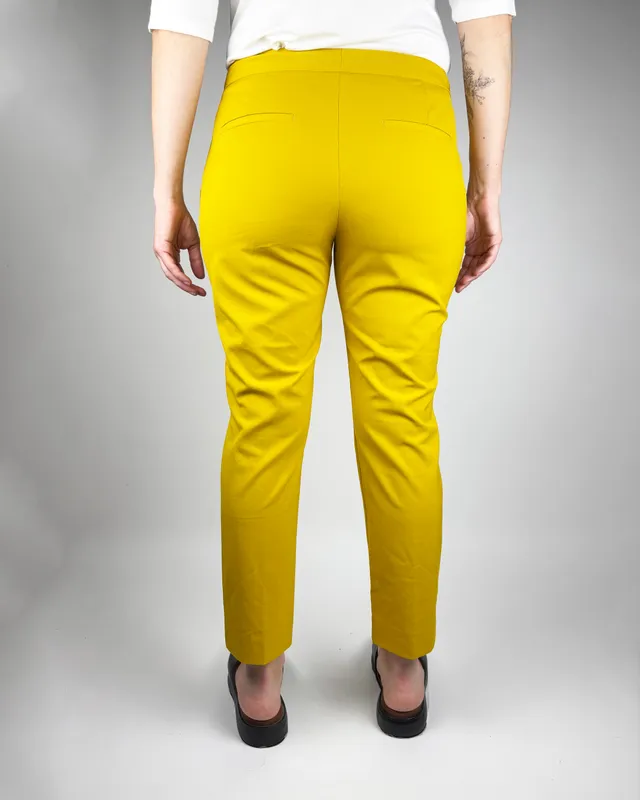 Pantalon mostaza zara