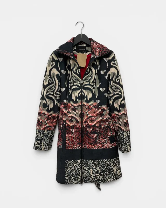 Abrigo mini estampado ossira