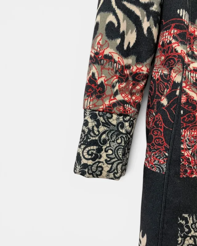Abrigo mini estampado ossira
