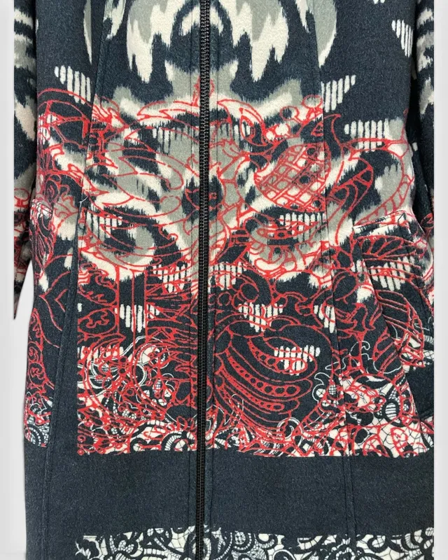 Abrigo mini estampado ossira
