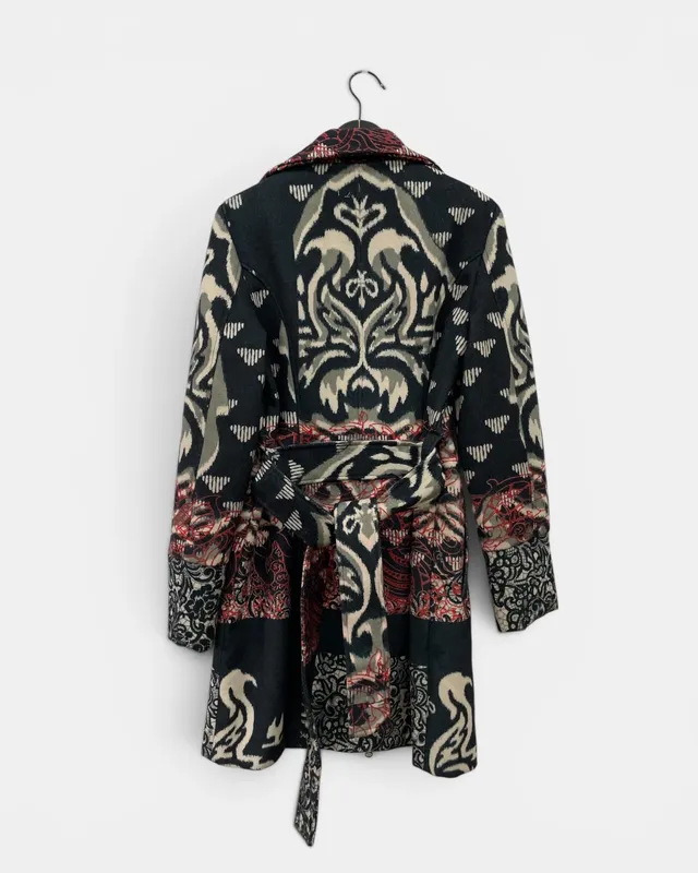 Abrigo mini estampado ossira