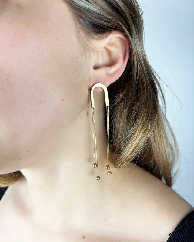 Carvanas doradas largas