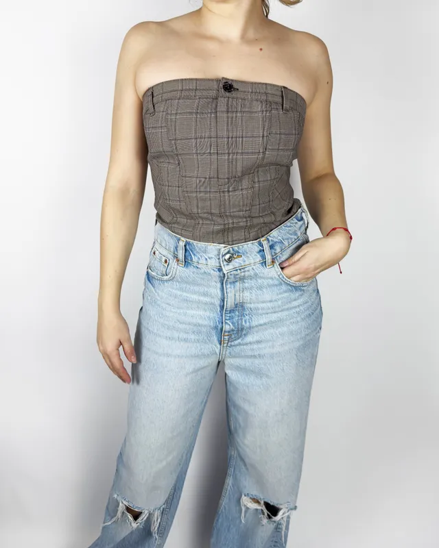 Top strapless principe de gales zara