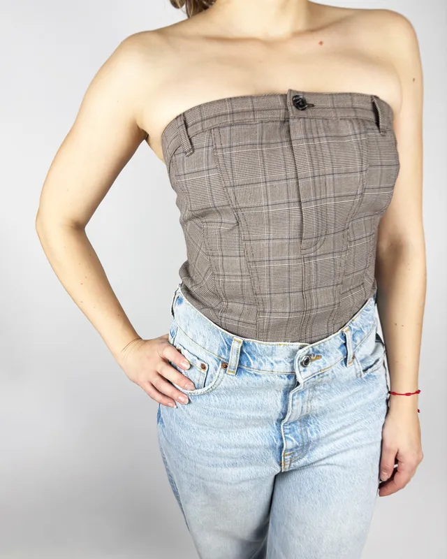 Top strapless principe de gales zara