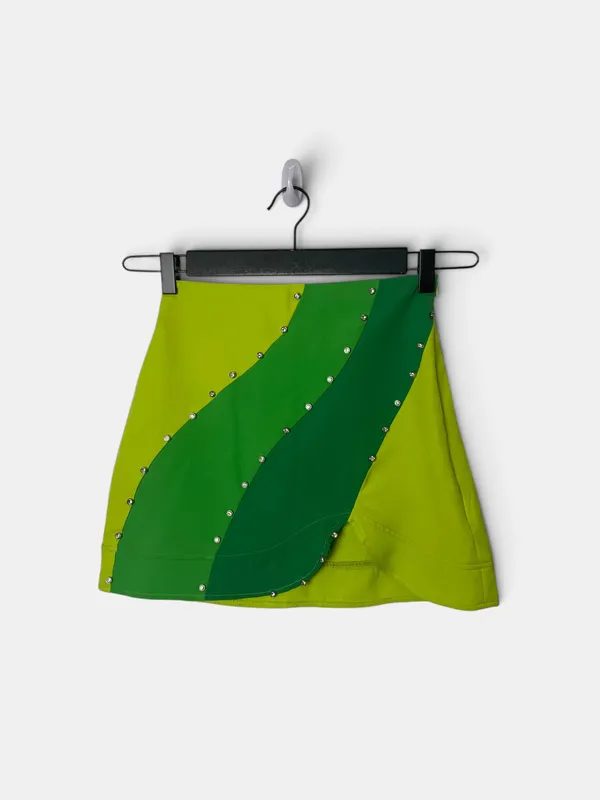 Pollera fluo y strass petra