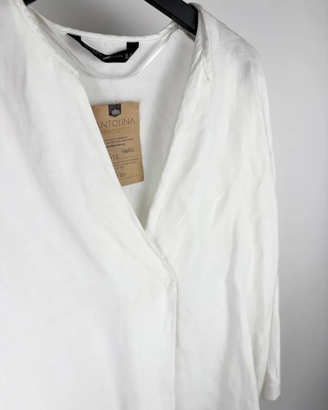 Blusa blanca zara