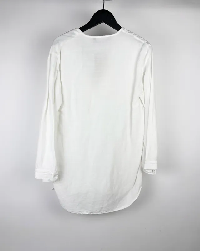 Blusa blanca zara